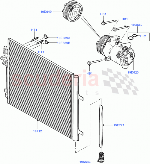 Part Diagram for Land Rover LR083481