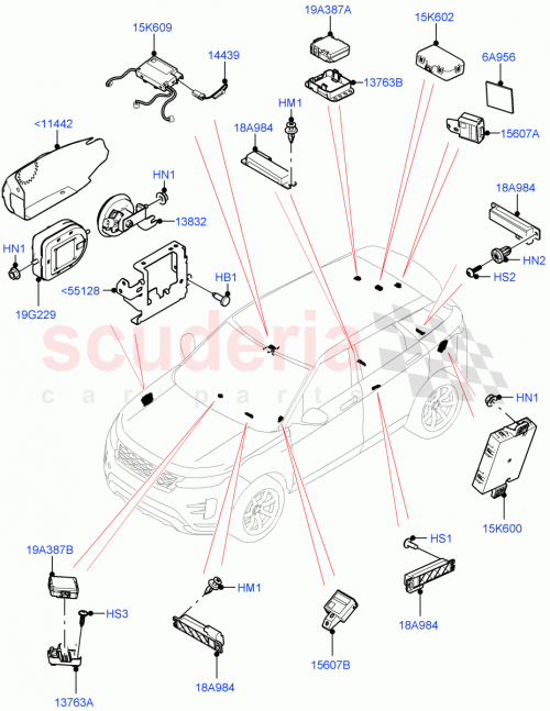 Part Diagram for Land Rover LR158548