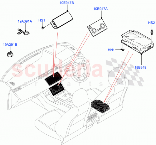 Part Diagram for Land Rover LR135121