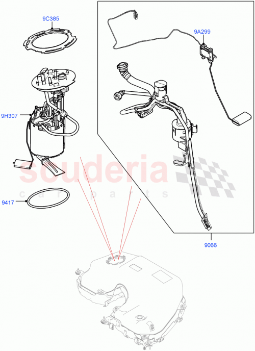 Part Diagram for Land Rover LR086499