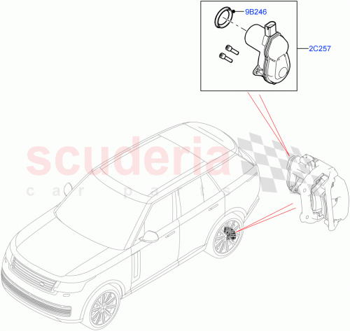 Part Diagram for Land Rover LR156735