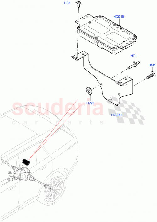 Part Diagram for Land Rover LR160721