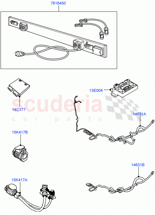 Part Diagram for Land Rover VPLYT0218