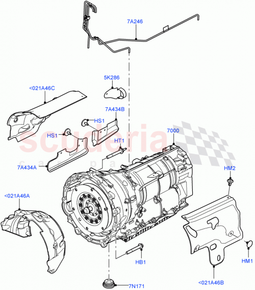 Part Diagram for Land Rover LR121402