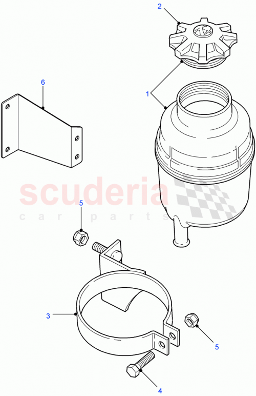 Part Diagram for Land Rover NTC2723