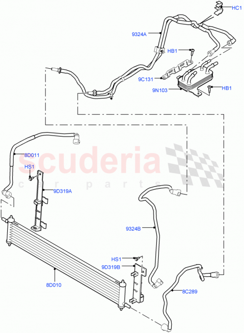 Part Diagram for Land Rover LR035634
