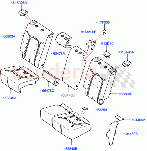 Part Diagram for Land Rover LR129876