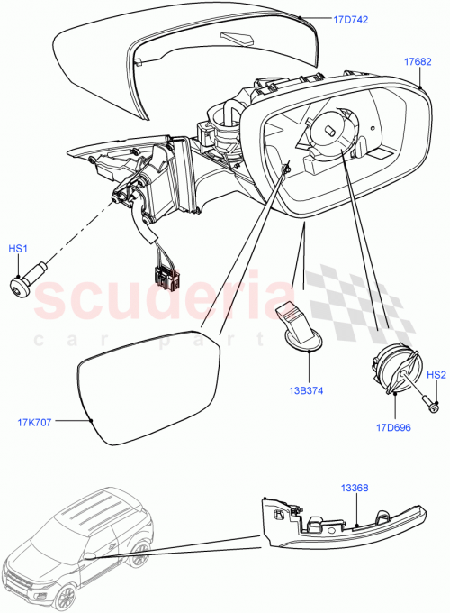 Part Diagram for Land Rover LR015050