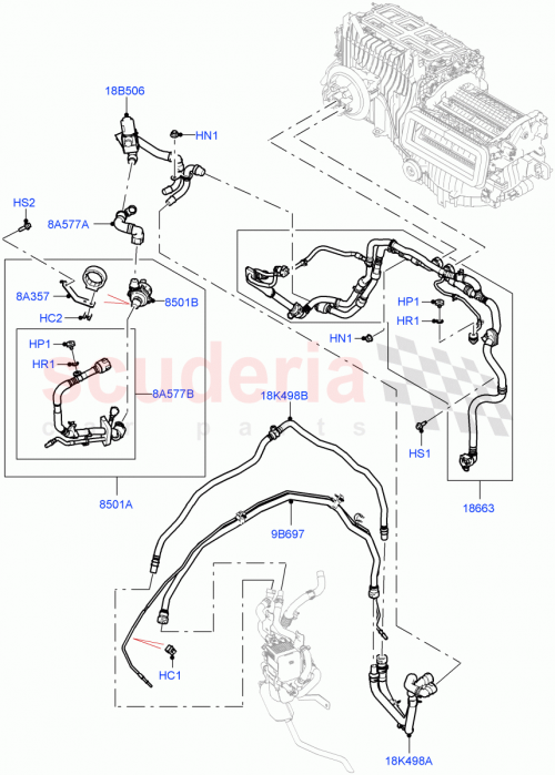 Part Diagram for Land Rover LR153493
