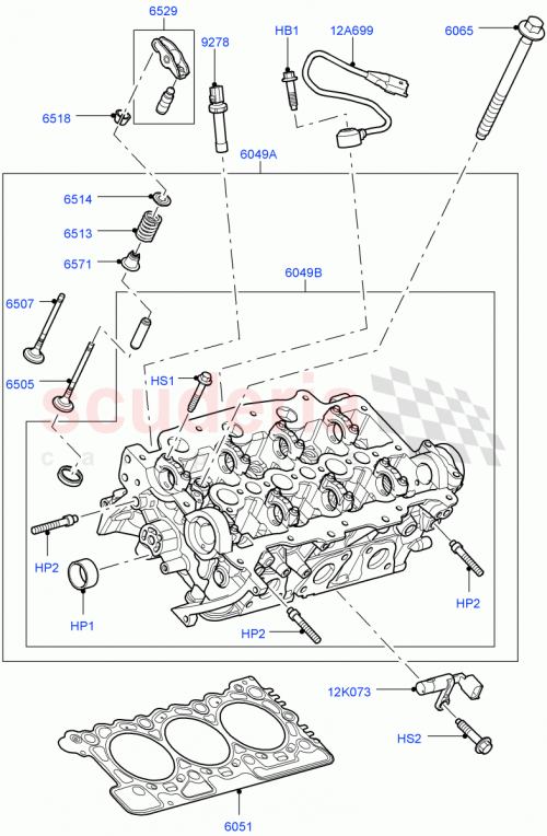 Part Diagram for Land Rover LR087727