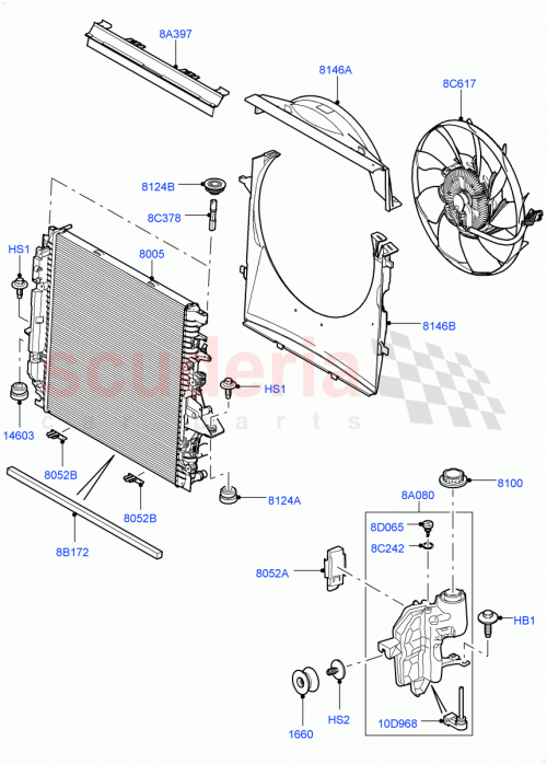 Part Diagram for Land Rover LR030053