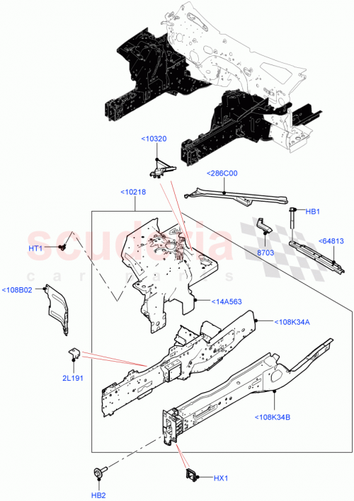 Part Diagram for Land Rover LR144032