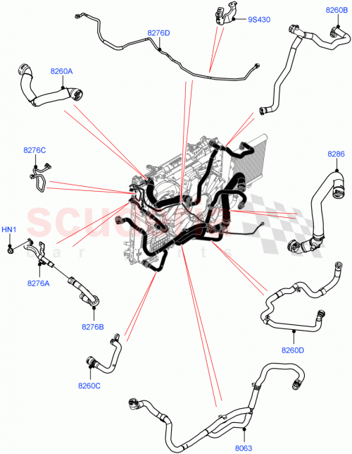 Part Diagram for Land Rover LR131382