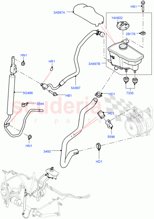 Part Diagram for Land Rover LR072569
