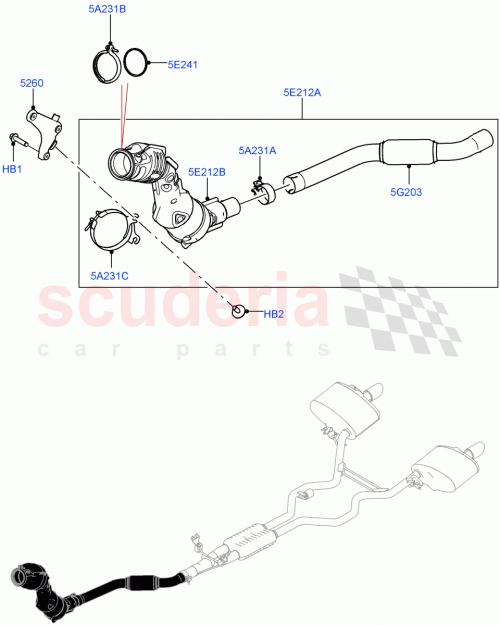 Part Diagram for Land Rover LR170910