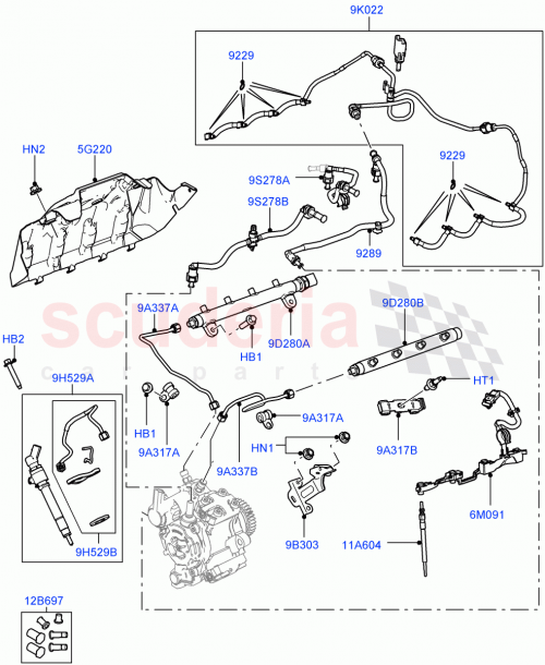 Part Diagram for Land Rover LR020018