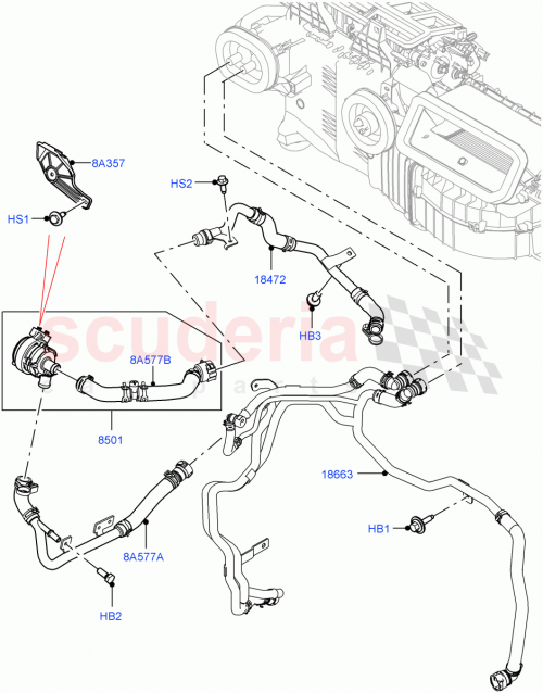 Part Diagram for Land Rover LR163793