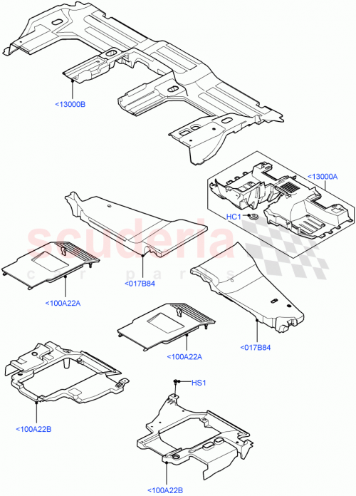 Part Diagram for Land Rover LR142138