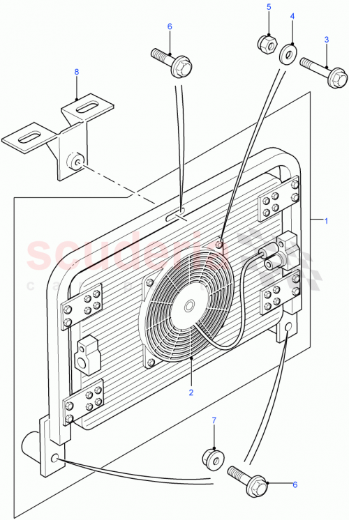 Part Diagram for Land Rover JRF100410