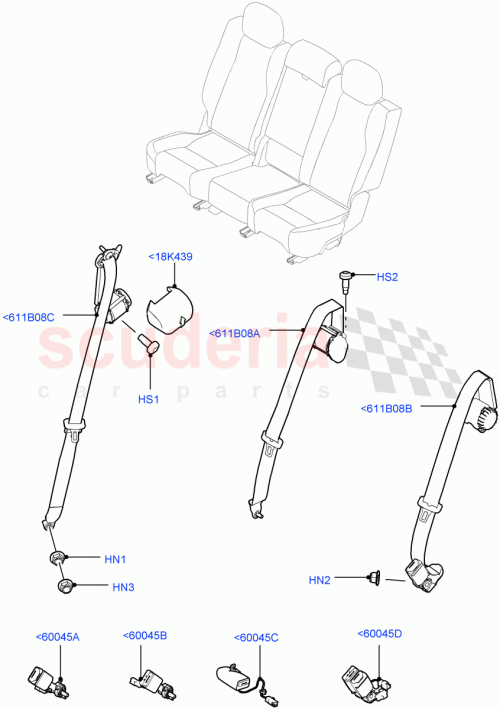 Part Diagram for Land Rover LR061321