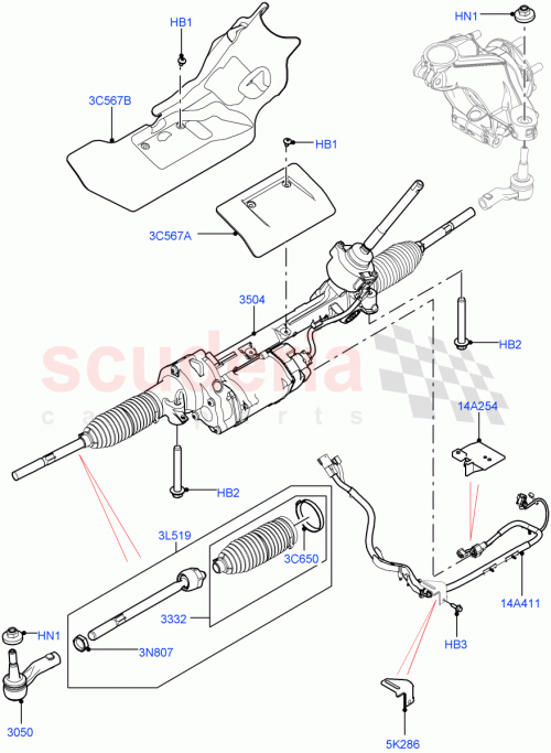 Part Diagram for Land Rover LR113318