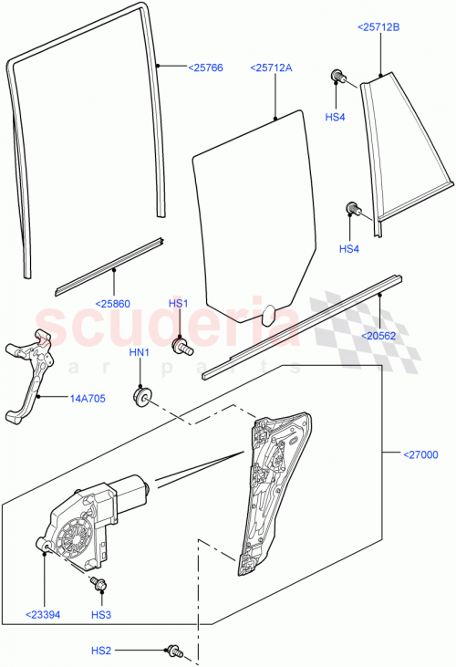 Part Diagram for Land Rover CVB500324