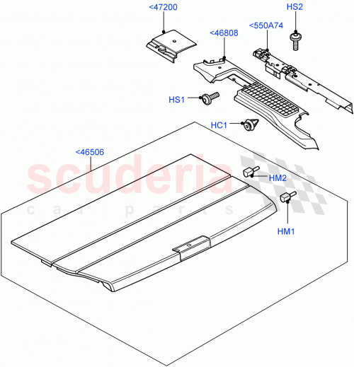 Part Diagram for Land Rover LR021010