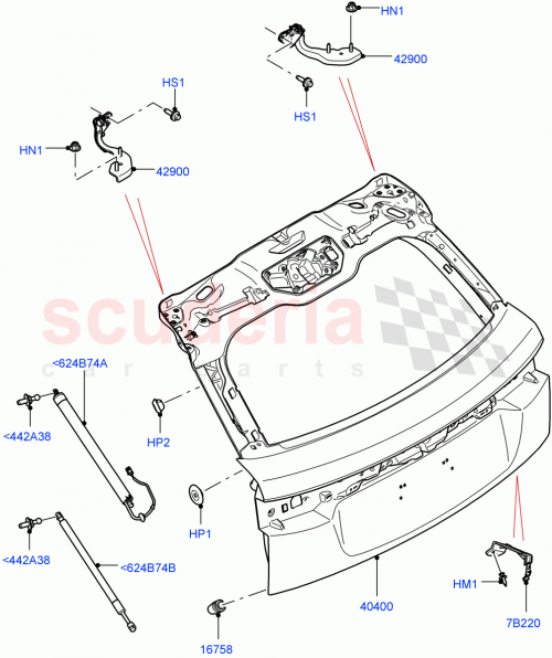 Part Diagram for Land Rover LR095130