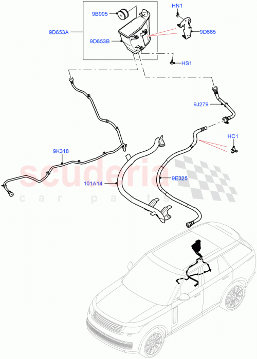 Part Diagram for Land Rover LR157043