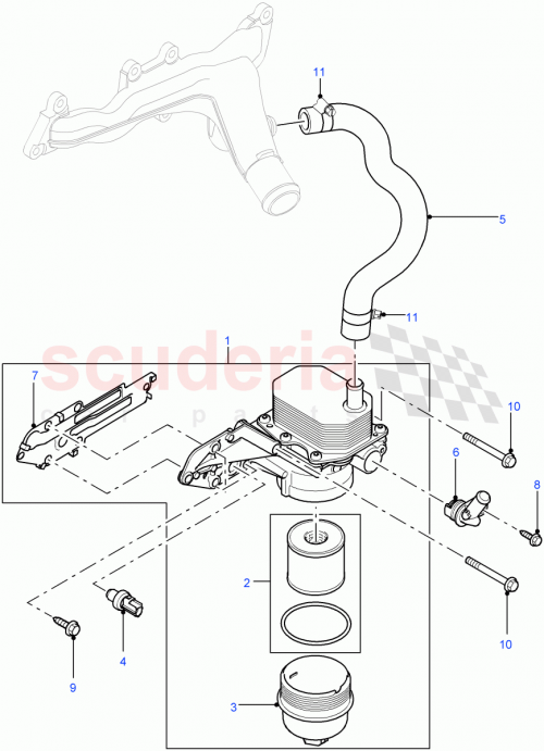 Part Diagram for Land Rover LR058091