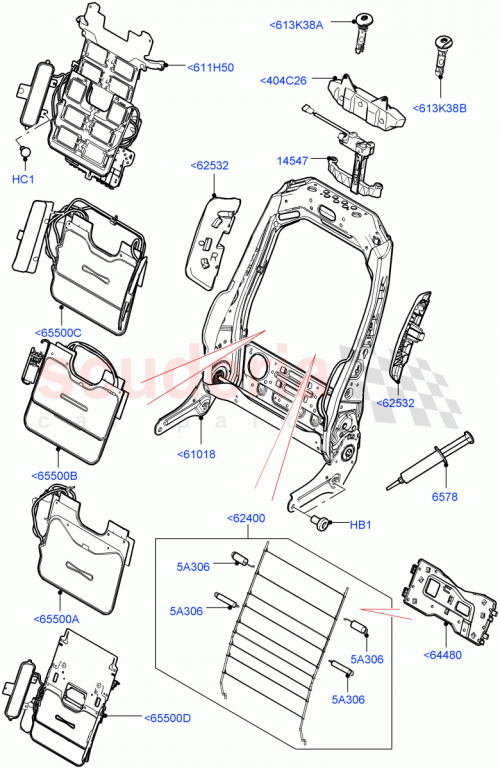 Part Diagram for Land Rover LR039422