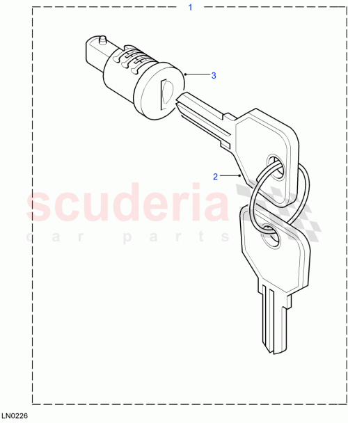 Part Diagram for Land Rover LR052049