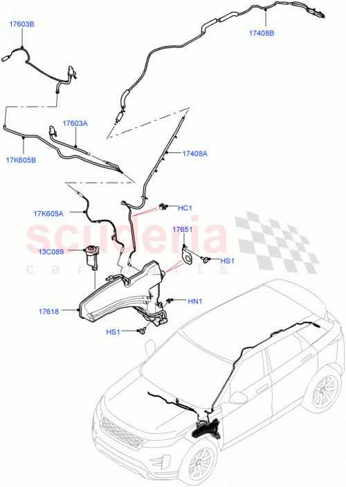 Part Diagram for Land Rover LR128571