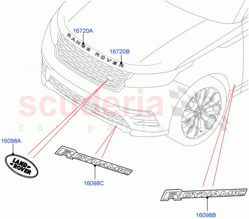 Part Diagram for Land Rover LR147293