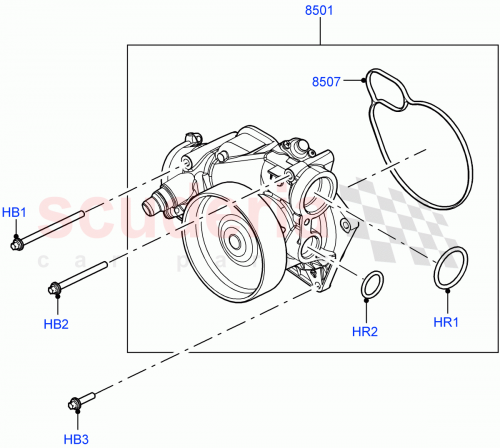 Part Diagram for Land Rover LR158247