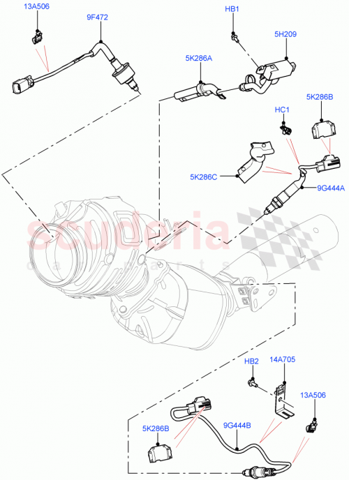 Part Diagram for Land Rover LR141892