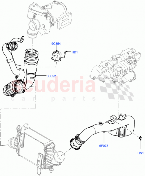 Part Diagram for Land Rover LR141677