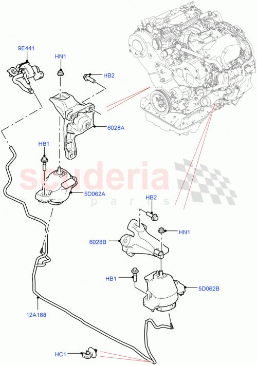 Part Diagram for Land Rover LR090478