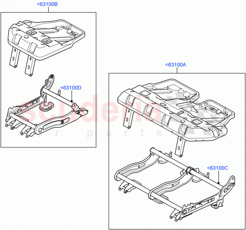 Part Diagram for Land Rover HTG500200
