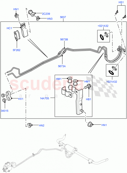 Part Diagram for Land Rover RQB500011
