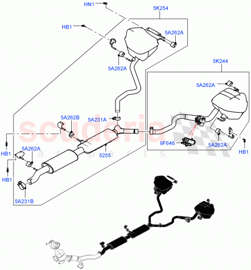 Part Diagram for Land Rover LR162159