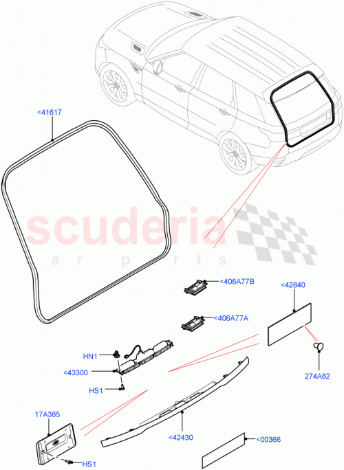 Part Diagram for Land Rover LR098813