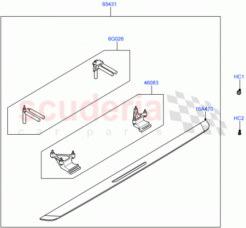 Part Diagram for Land Rover VPLKFSS002