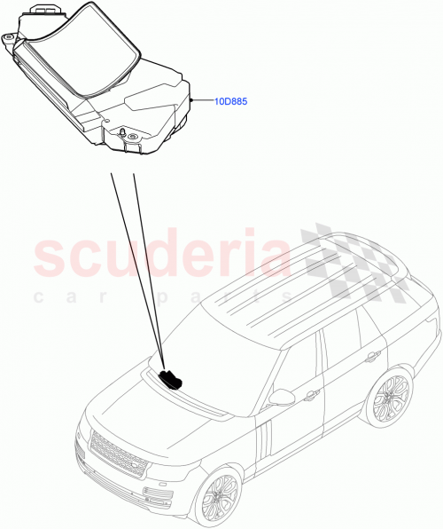 Part Diagram for Land Rover LR086332