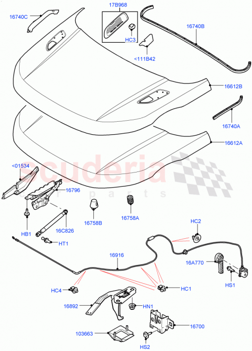 Part Diagram for Land Rover LR054331