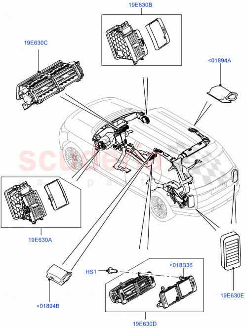 Part Diagram for Land Rover LR070448
