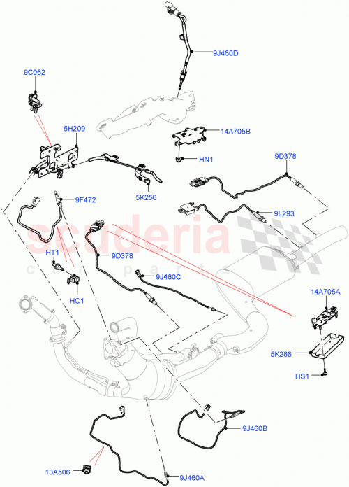 Part Diagram for Land Rover LR110225