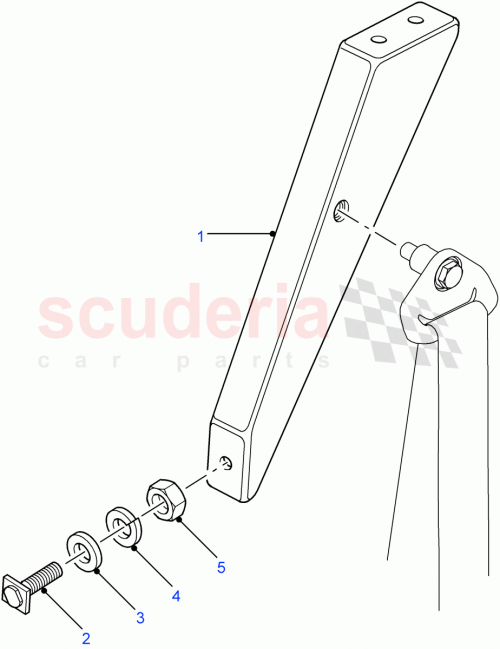 Part Diagram for Land Rover MRC7626