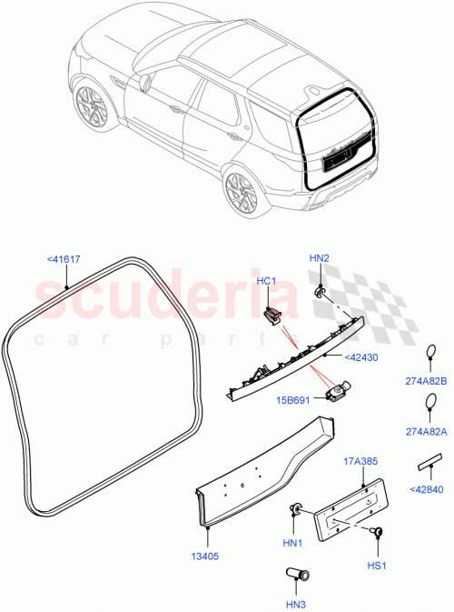 Part Diagram for Land Rover LR083000
