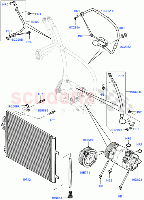 Part Diagram for Land Rover LR078694